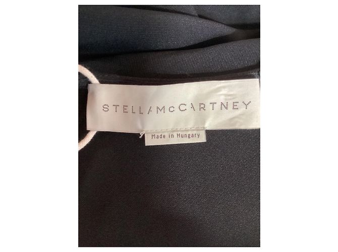 Stella Mc Cartney Abito a maniche lunghe con dettaglio zip Stella McCartney in rayon nero - vista 12