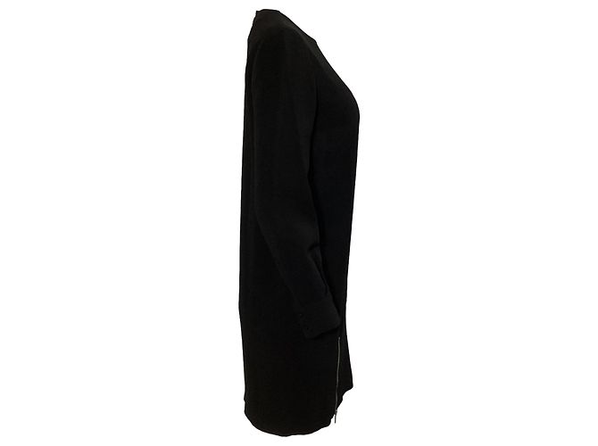Stella Mc Cartney Abito a maniche lunghe con dettaglio zip Stella McCartney in rayon nero - vista 2