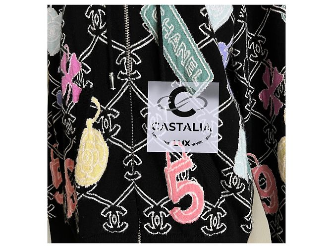 Chanel Novo moletom com capuz CC Logo 2022 Multicor - vista 11