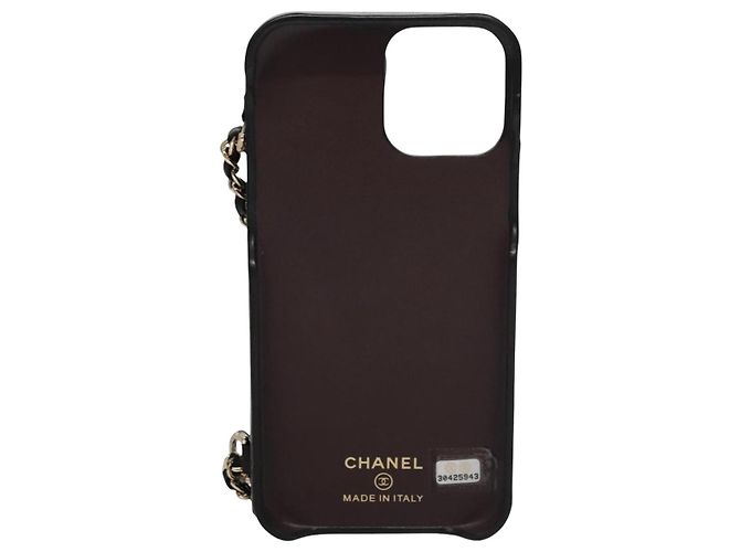 Colgante para móvil Chanel Negro - vista 2