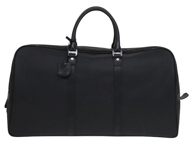 Bulgari Borsa Boston BVLGARI PVC Nero Argento Auth bs22064 - vista 13