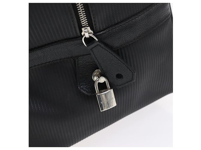 Bulgari Borsa Boston BVLGARI PVC Nero Argento Auth bs22064 - vista 19