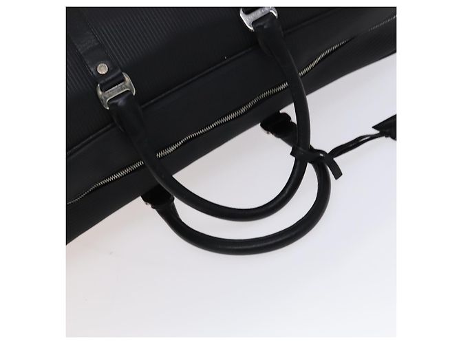 Bulgari Borsa Boston BVLGARI PVC Nero Argento Auth bs22064 - vista 7