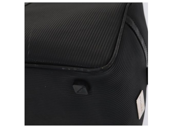 Bulgari Borsa Boston BVLGARI PVC Nero Argento Auth bs22064 - vista 9