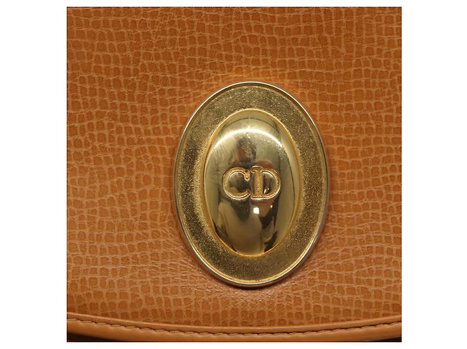 Borsa a Spalla Christian Dior in Pelle Beige Auth BA196 - vista 10