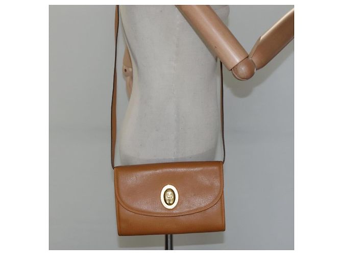 Borsa a Spalla Christian Dior in Pelle Beige Auth BA196 - vista 20
