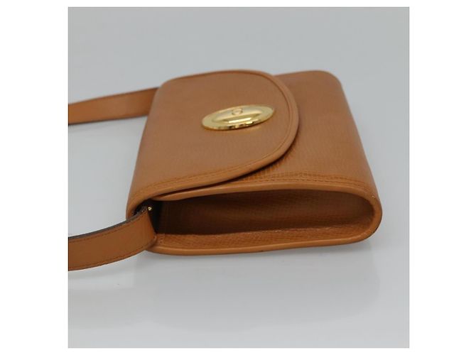 Borsa a Spalla Christian Dior in Pelle Beige Auth BA196 - vista 4