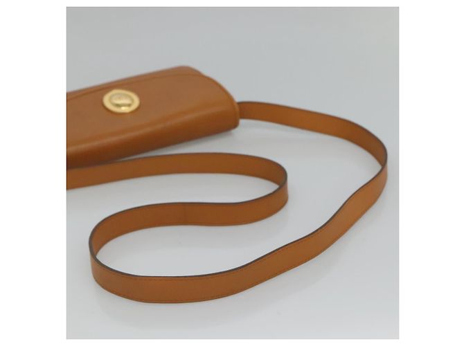 Borsa a Spalla Christian Dior in Pelle Beige Auth BA196 - vista 7
