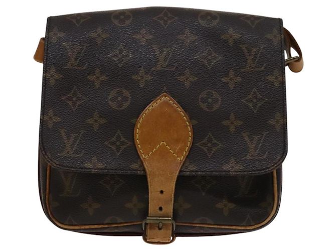 LOUIS VUITTON Monogram Cartouchiere MM Borsa a Spalla M51253 LV Auth bs22105 Monogramma - vista 13
