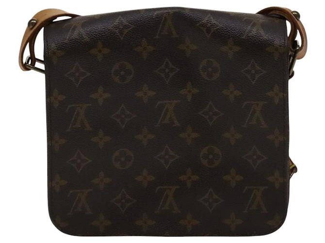 LOUIS VUITTON Monogram Cartouchiere MM Borsa a Spalla M51253 LV Auth bs22105 Monogramma - vista 2