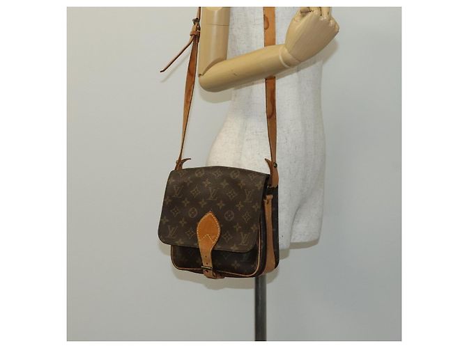 LOUIS VUITTON Monogram Cartouchiere MM Borsa a Spalla M51253 LV Auth bs22105 Monogramma - vista 26