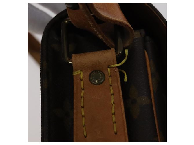 LOUIS VUITTON Monogram Cartouchiere MM Borsa a Spalla M51253 LV Auth bs22105 Monogramma - vista 8