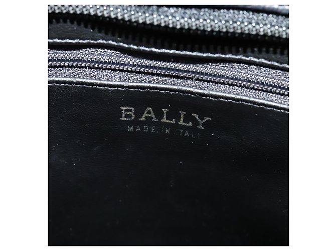 Borsa a mano BALLY in pelle nera Auth BA049 Nero - vista 10