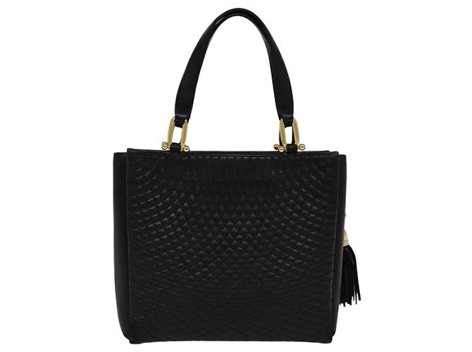 Borsa a mano BALLY in pelle nera Auth BA049 Nero - vista 2