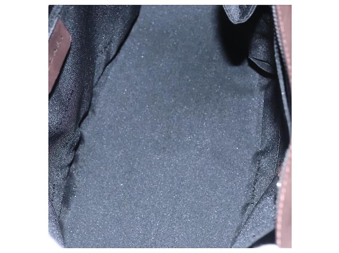 Bulgari Borsa a mano BVLGARI in suede 2 in 1 marrone argento autentica bs22466 - vista 11