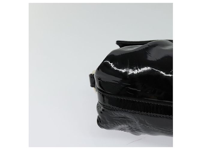 Bulgari Borsa a spalla BVLGARI Chandra Smalto Nero Auth bs22120 - vista 15