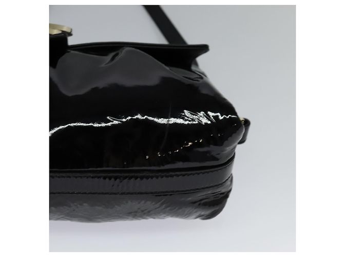 Bulgari Borsa a spalla BVLGARI Chandra Smalto Nero Auth bs22120 - vista 16