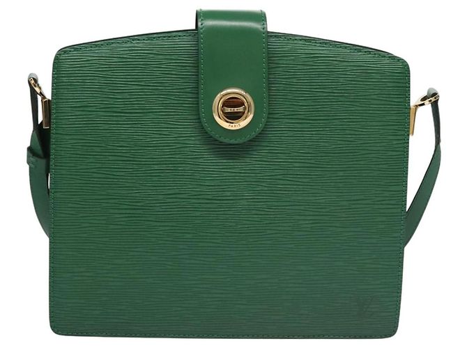 LOUIS VUITTON Borsa a Spalla Capuchin Epi Verde M52344 LV Auth BA232 - vista 13