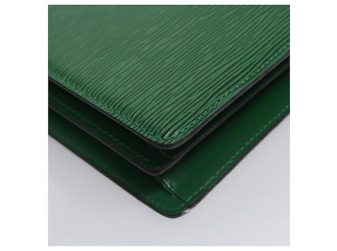LOUIS VUITTON Borsa a Spalla Capuchin Epi Verde M52344 LV Auth BA232 - vista 14