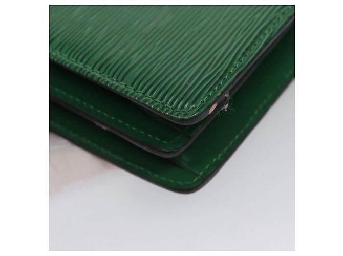 LOUIS VUITTON Borsa a Spalla Capuchin Epi Verde M52344 LV Auth BA232 - vista 16