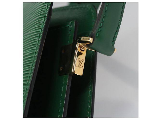 LOUIS VUITTON Borsa a Spalla Capuchin Epi Verde M52344 LV Auth BA232 - vista 17