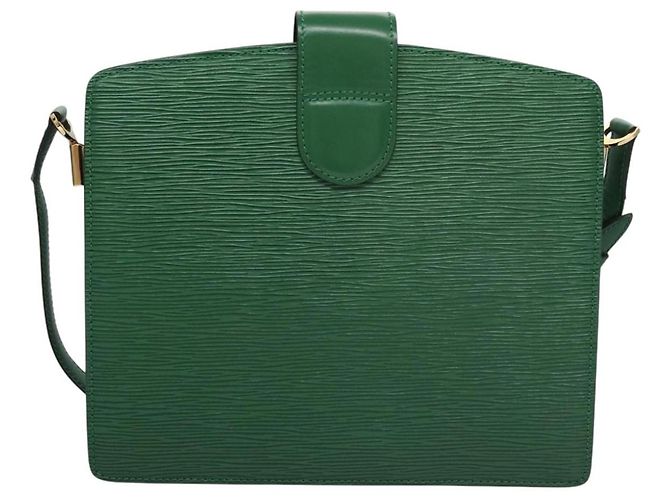 LOUIS VUITTON Borsa a Spalla Capuchin Epi Verde M52344 LV Auth BA232 - vista 2