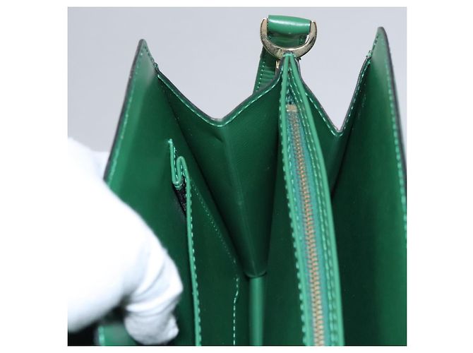 LOUIS VUITTON Borsa a Spalla Capuchin Epi Verde M52344 LV Auth BA232 - vista 20