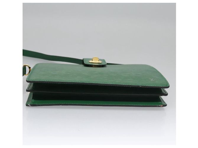 LOUIS VUITTON Borsa a Spalla Capuchin Epi Verde M52344 LV Auth BA232 - vista 5