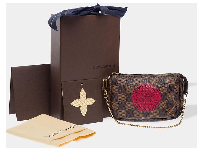 Borsa LOUIS VUITTON in Tela Marrone - 102544 - vista 2
