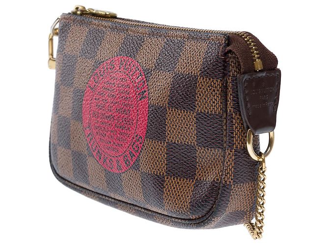 Borsa LOUIS VUITTON in Tela Marrone - 102544 - vista 5