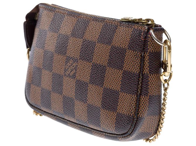 Borsa LOUIS VUITTON in Tela Marrone - 102544 - vista 6