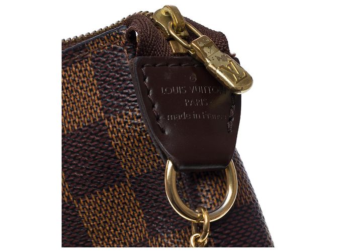 Borsa LOUIS VUITTON in Tela Marrone - 102544 - vista 7