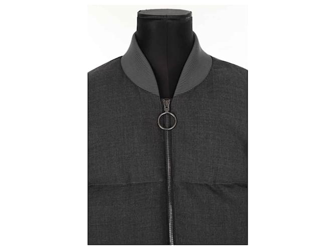Off White Graue Wolljacke - Ansicht 2