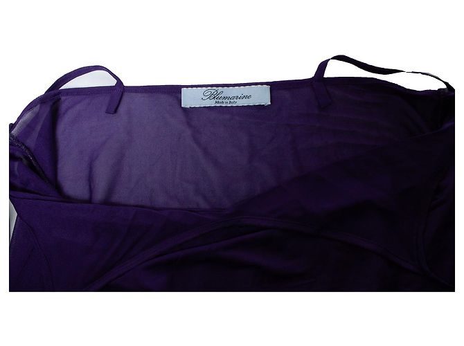 BluMarine, Lila Spitzenkleid mit Kristallen - Ansicht 5