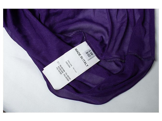 BluMarine, Lila Spitzenkleid mit Kristallen - Ansicht 9