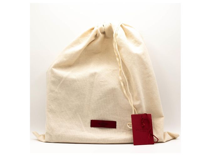 Valentino Garavani Borsa a spalla in pelle rossa con borchie Rosso - vista 5