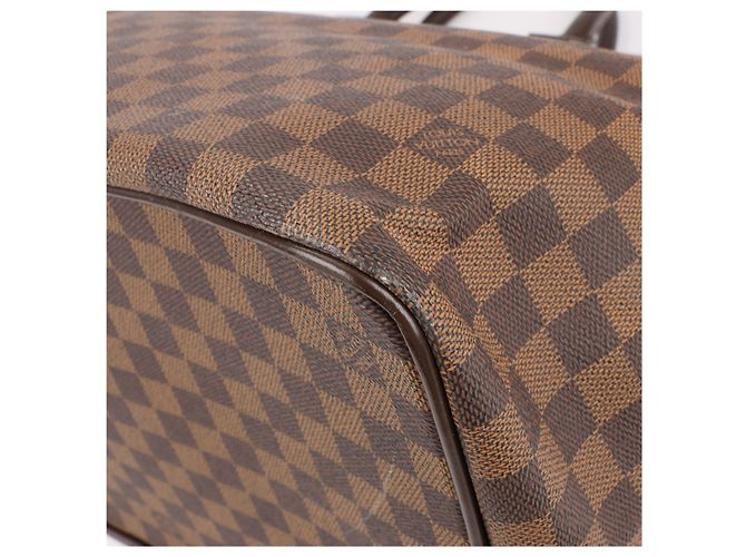 Borsa Louis Vuitton Damier Ebene Greenwich PM in marrone N41165 Verde - vista 14