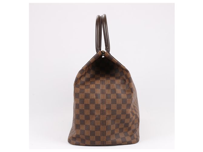 Borsa Louis Vuitton Damier Ebene Greenwich PM in marrone N41165 Verde - vista 5