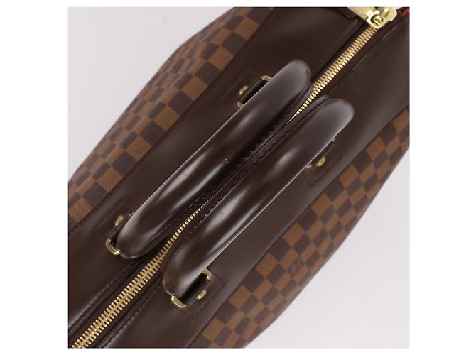 Borsa Louis Vuitton Damier Ebene Greenwich PM in marrone N41165 Verde - vista 6