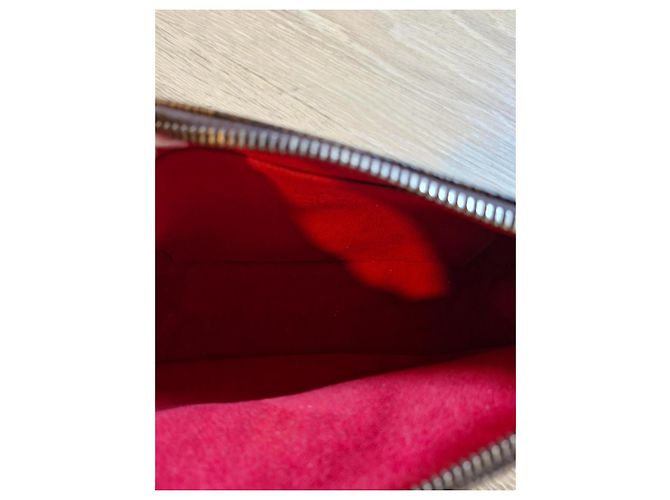 Borsa Louis Vuitton in pelle marrone - vista 10