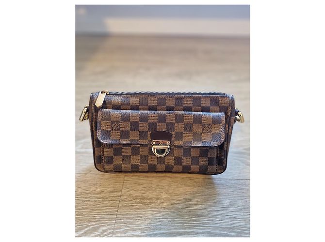 Borsa Louis Vuitton in pelle marrone - vista 2