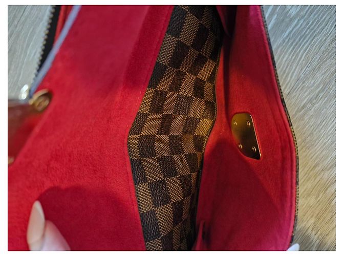 Borsa Louis Vuitton in pelle marrone - vista 6