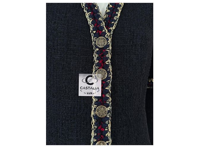 Chanel Ikonische schwarze Tweedjacke aus Paris / Shanghai - Ansicht 10