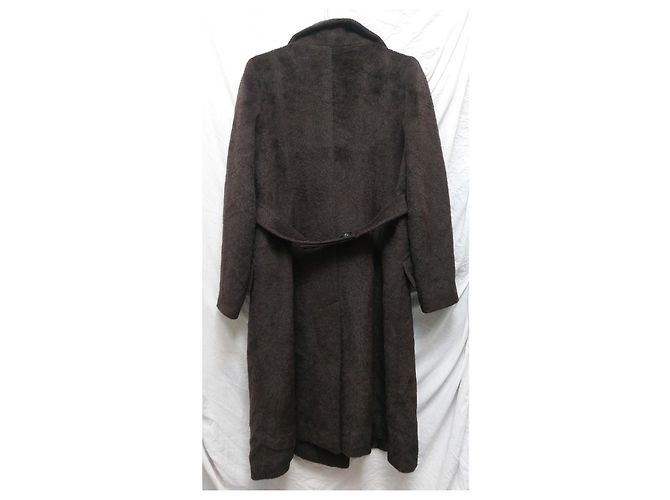 Abrigo Max Mara de lana y alpaca marrón Castaño - vista 6
