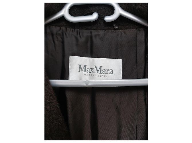 Abrigo Max Mara de lana y alpaca marrón Castaño - vista 7