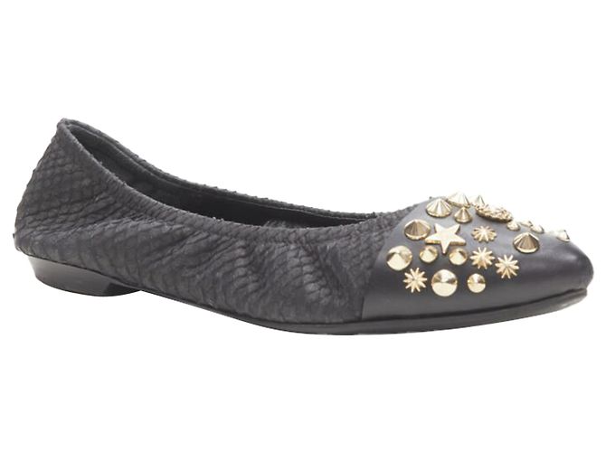 Ballerine con punta in pelle e borchie a stella Givenchy Riccardo Tisci - vista 3
