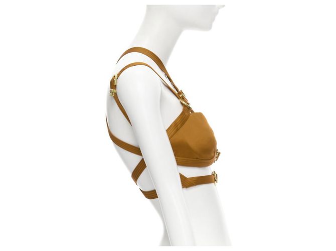 Versace s&m bondage tribute silk buckle bra - vista 3