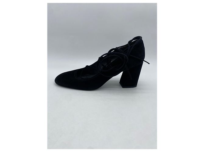 STUART WEITZMAN Absätze T.US 8 Samt Schwarz - Ansicht 2