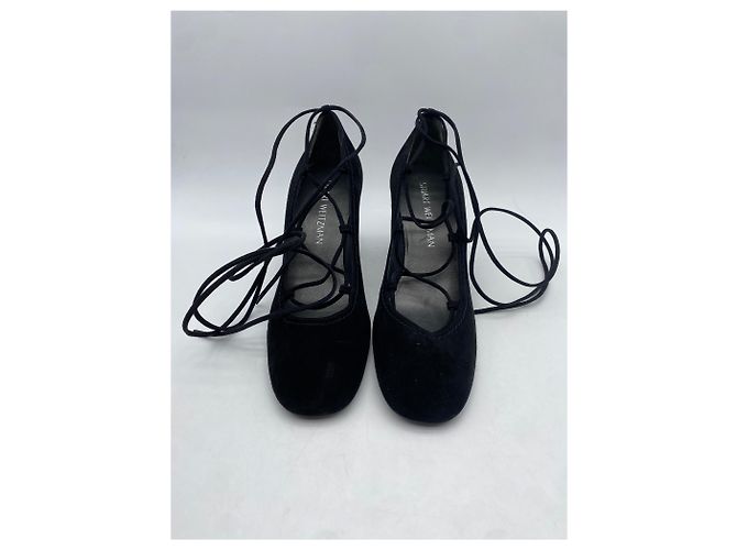 STUART WEITZMAN Absätze T.US 8 Samt Schwarz - Ansicht 3
