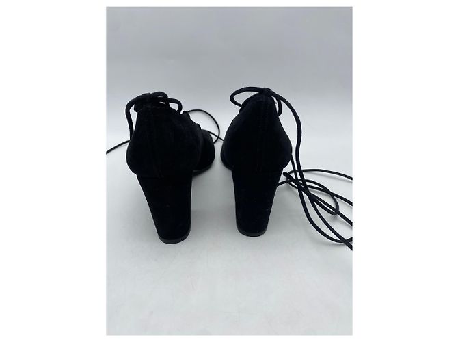 STUART WEITZMAN Absätze T.US 8 Samt Schwarz - Ansicht 5